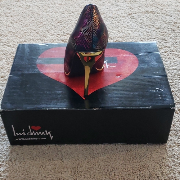 Luichiny Purple Snake Pump - Picture 3 of 3